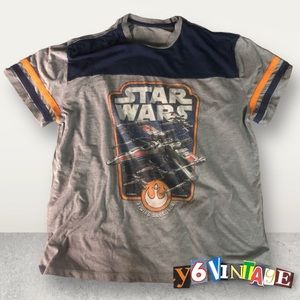 Large Grey Star Wars “Rebel Alliance X Wing Squadron” Tee Shirt